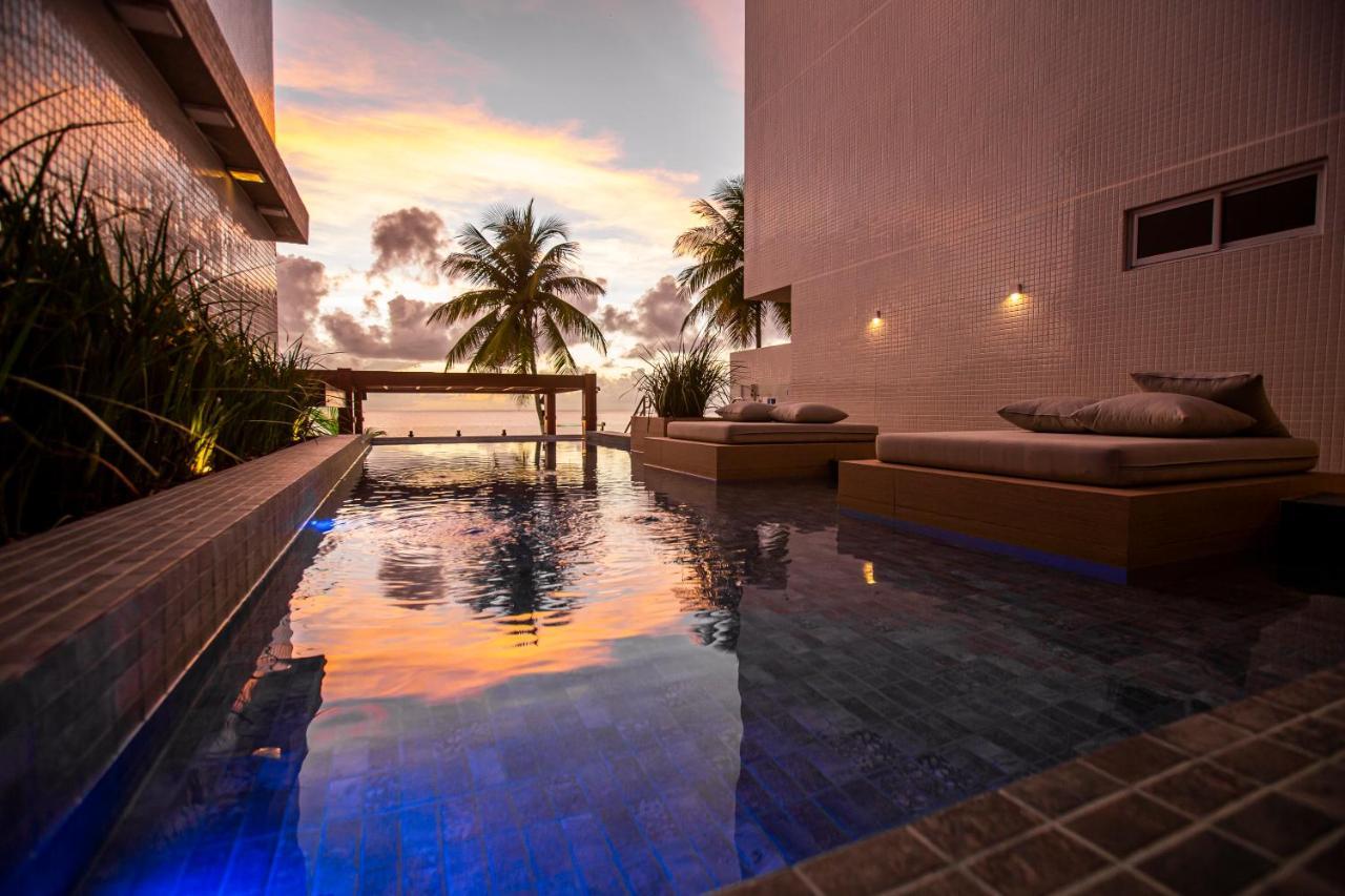 Apartamento Com Jacuzzi Na Beira Mar De Joao Pessoa No Branco Haus Kültér fotó