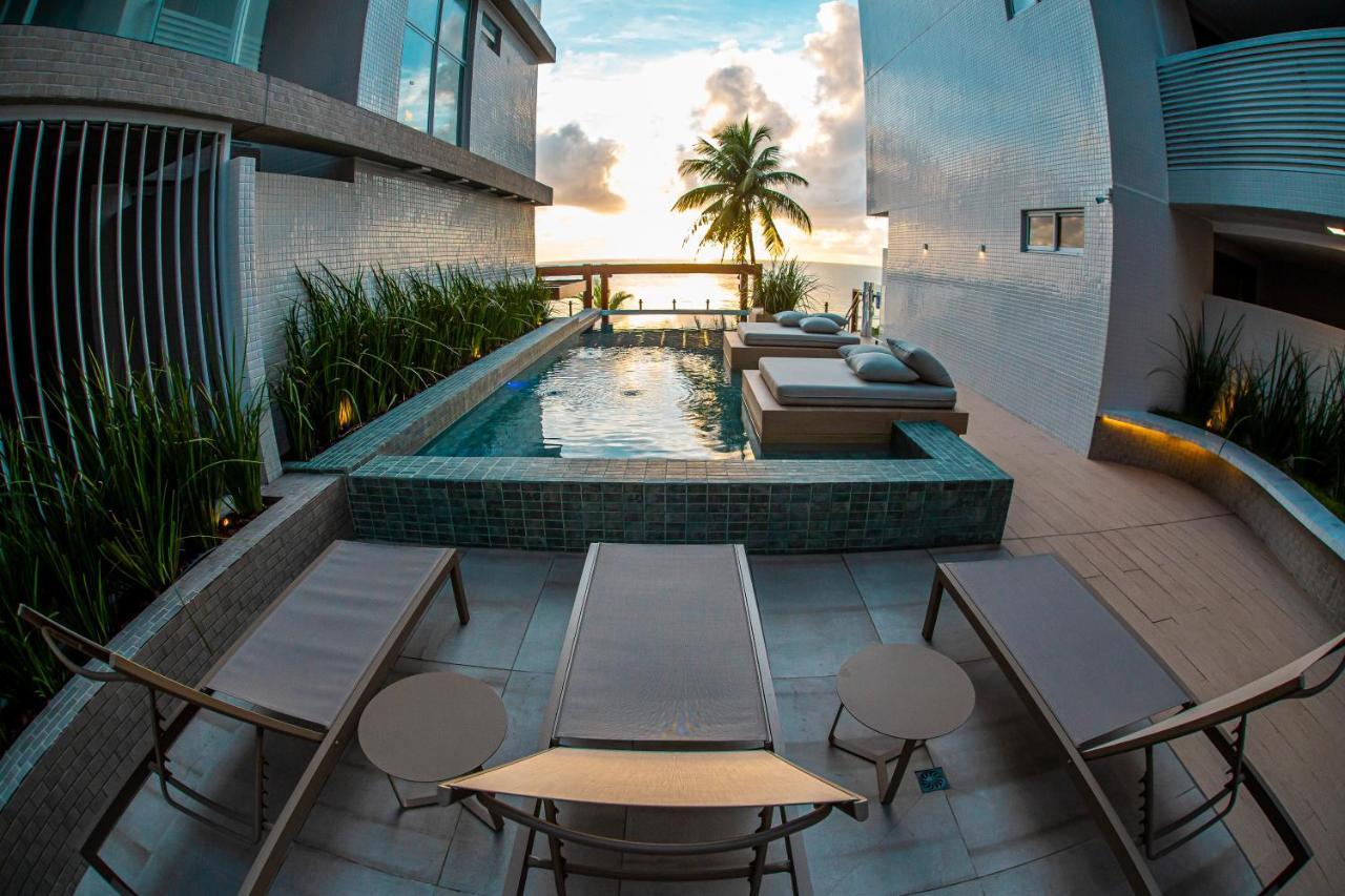 Apartamento Com Jacuzzi Na Beira Mar De Joao Pessoa No Branco Haus Kültér fotó