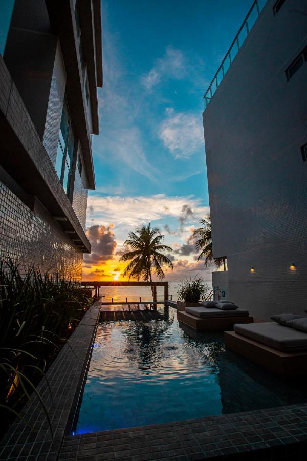 Apartamento Com Jacuzzi Na Beira Mar De Joao Pessoa No Branco Haus Kültér fotó