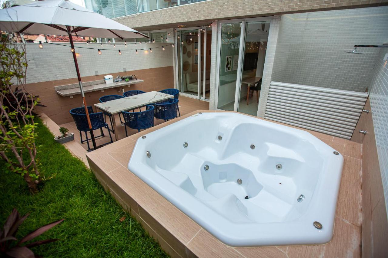 Apartamento Com Jacuzzi Na Beira Mar De Joao Pessoa No Branco Haus Kültér fotó