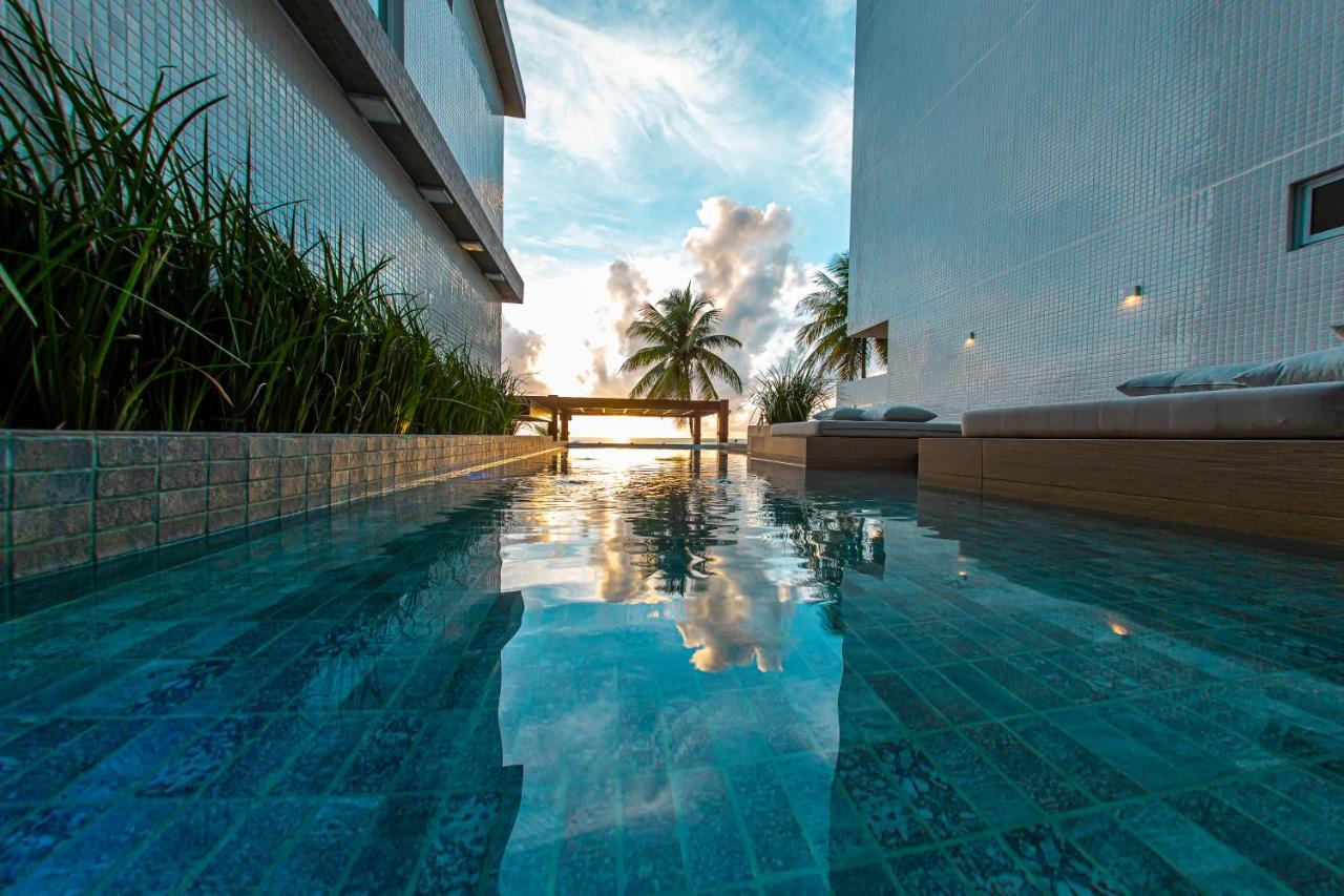 Apartamento Com Jacuzzi Na Beira Mar De Joao Pessoa No Branco Haus Kültér fotó