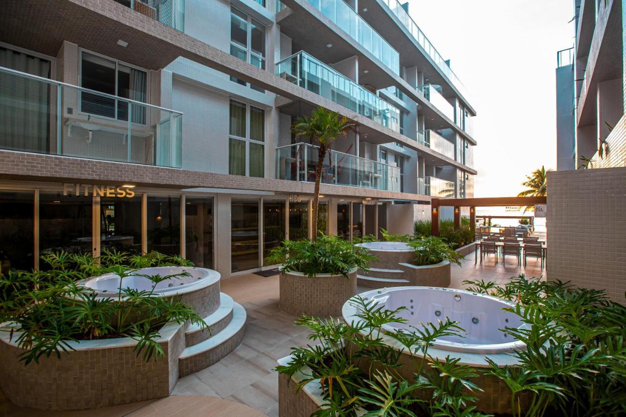 Apartamento Com Jacuzzi Na Beira Mar De Joao Pessoa No Branco Haus Kültér fotó