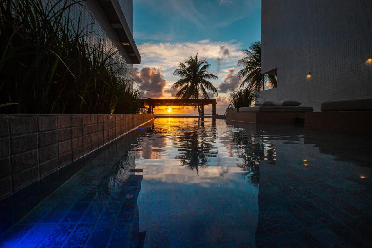 Apartamento Com Jacuzzi Na Beira Mar De Joao Pessoa No Branco Haus Kültér fotó
